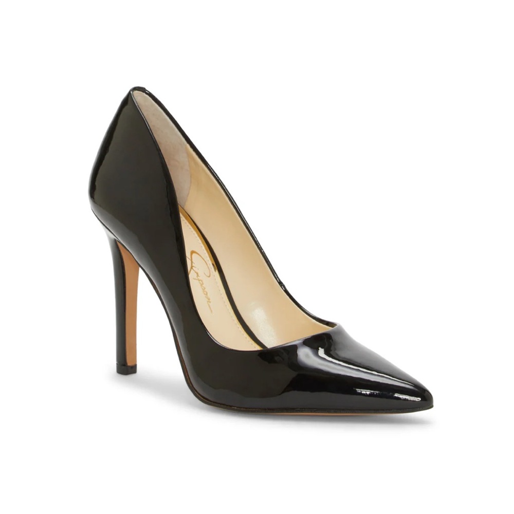 Jessica Simpson Black Patent Pump